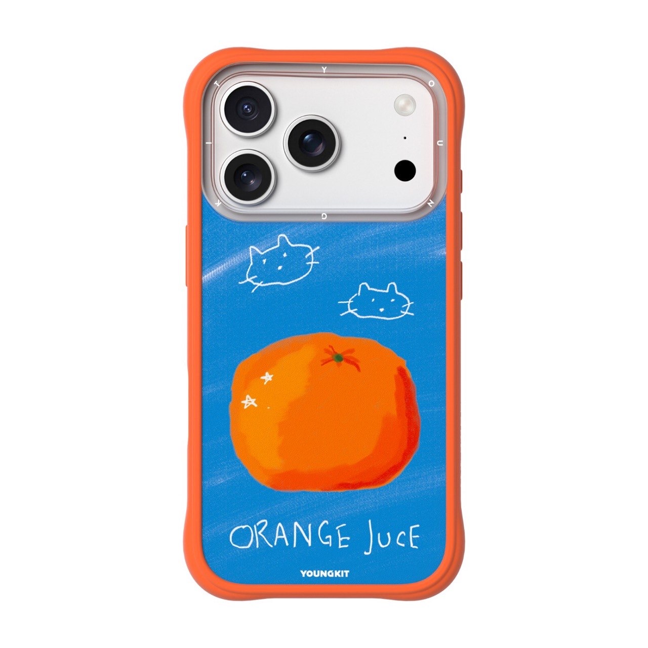 قاب Orange Juce نارنجی یانگ کیت Youngkit آیفون